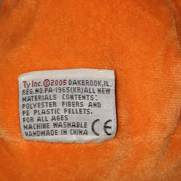 2005 Ty Baby Collection Funky Monkey Multicolor Plush Stuffed BeanBag Toy 10" - Picture 6 of 6